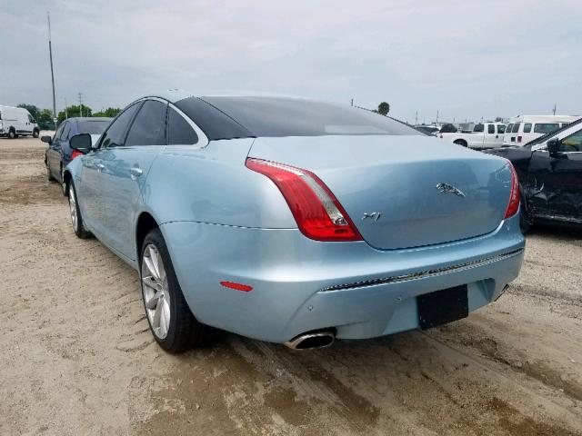 SAJWA1CB3BLV18178 - 2011 JAGUAR XJ BASE BLUE photo 3