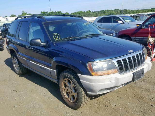 1J4GW48N3YC305727 - 2000 JEEP GRAND CHER BLUE photo 1