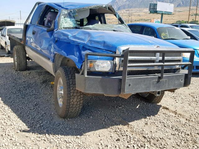 3B7KF23C22M304357 - 2002 DODGE RAM 2500 BLUE photo 1