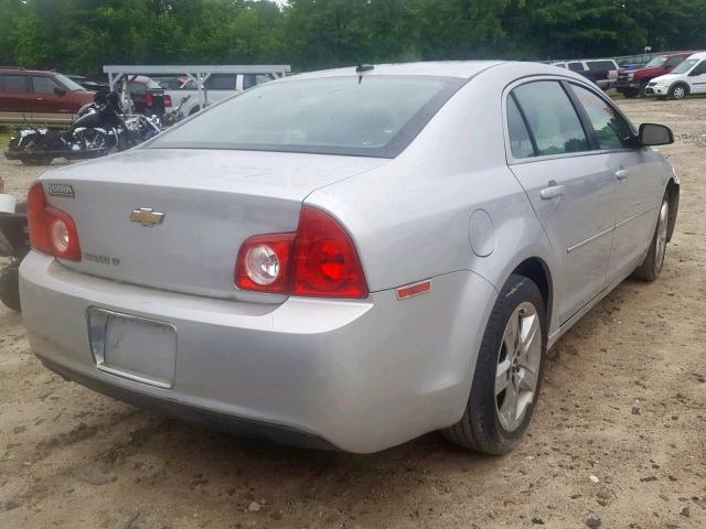 1G1ZC5EB1AF114411 - 2010 CHEVROLET MALIBU 1LT ნაცრისფერი ფოტო 4