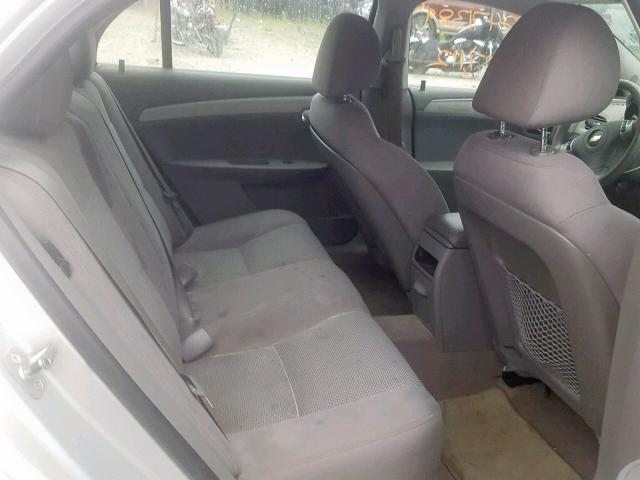 1G1ZC5EB1AF114411 - 2010 CHEVROLET MALIBU 1LT ნაცრისფერი ფოტო 6