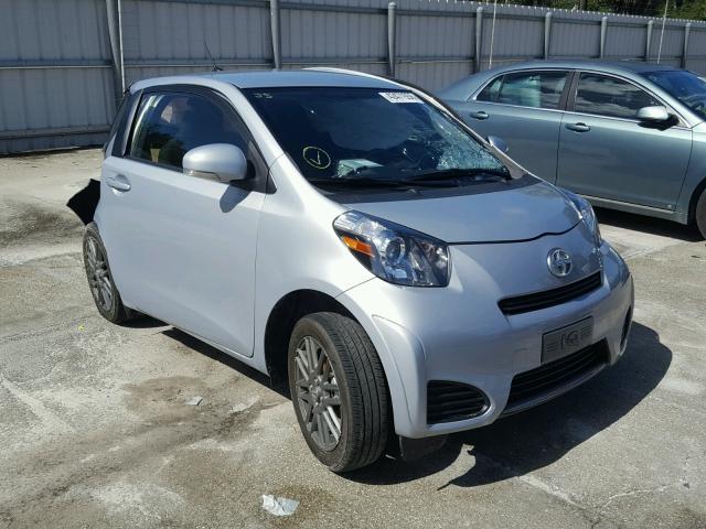 JTNJJXB00EJ026473 - 2014 TOYOTA SCION IQ SILVER photo 1