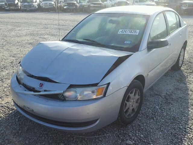 1G8AJ52F03Z164195 - 2003 SATURN ION LEVEL SILVER photo 2