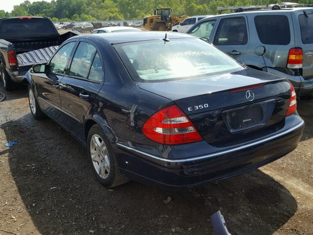 WDBUF56J16A792397 - 2006 MERCEDES-BENZ E 350 BLUE photo 3