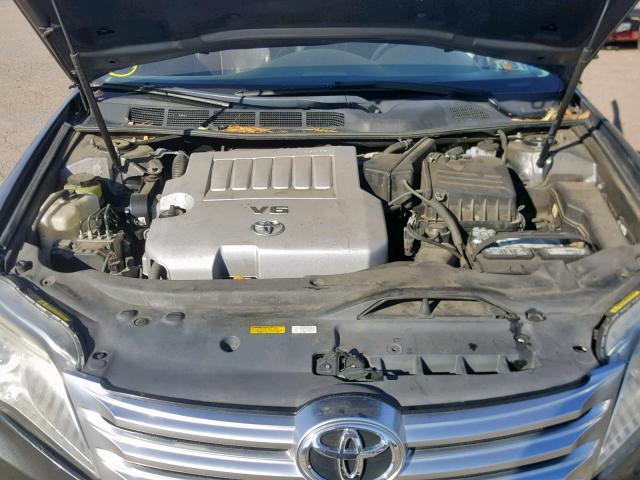 4T1BK3DB6BU427643 - 2011 TOYOTA AVALON BAS GRAY photo 7