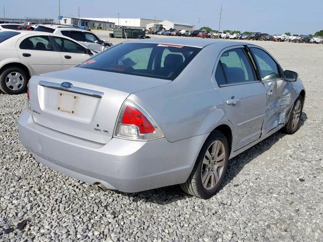 3FAFP08146R151893 - 2006 FORD FUSION SEL SILVER photo 4