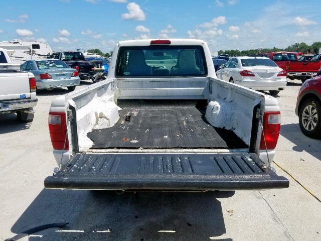 1FTYR10D84PA67783 - 2004 FORD RANGER WHITE photo 6