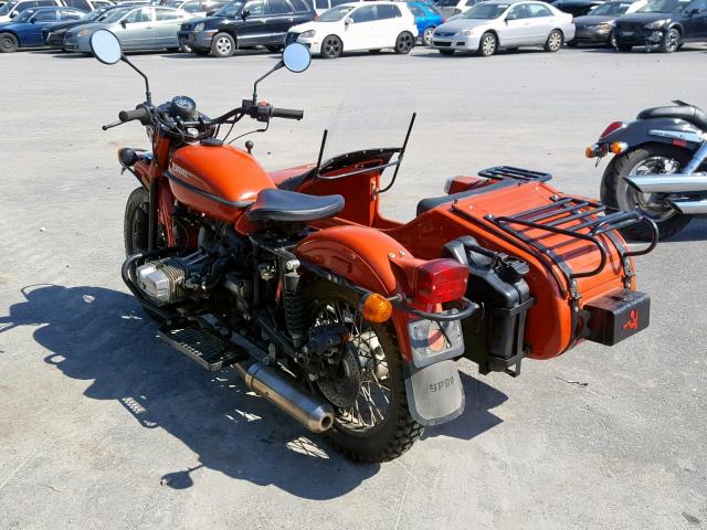 X8JMH0376FU225312 - 2015 URAL MOTORCYCLE ORANGE photo 3