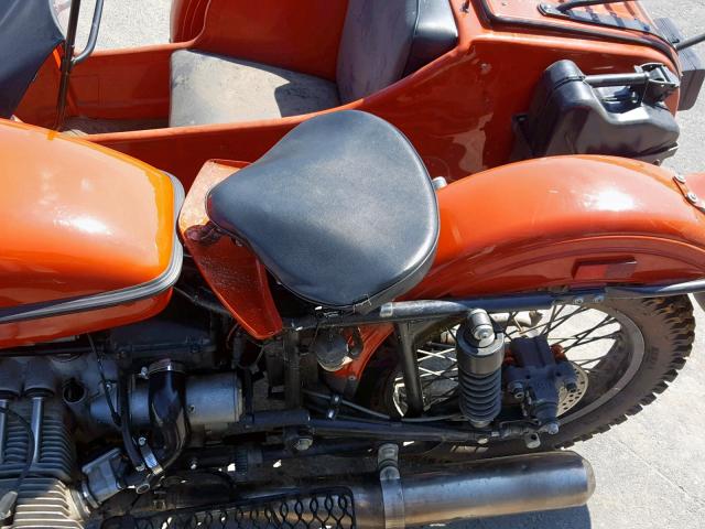 X8JMH0376FU225312 - 2015 URAL MOTORCYCLE ORANGE photo 6