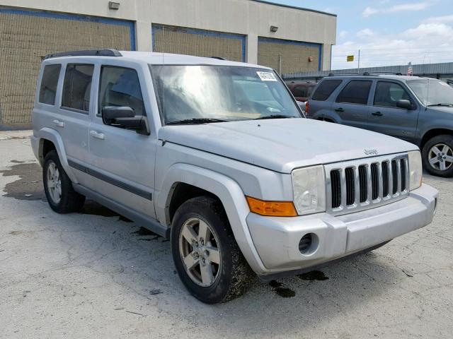 1J8HG48K27C594023 - 2007 JEEP COMMANDER SILVER photo 1