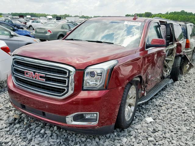 1GKS1GKC1HR127048 - 2017 GMC YUKON XL C MAROON photo 2