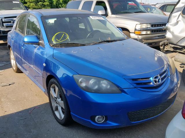 JM1BK143241120007 - 2004 MAZDA 3 HATCHBAC BLUE photo 1