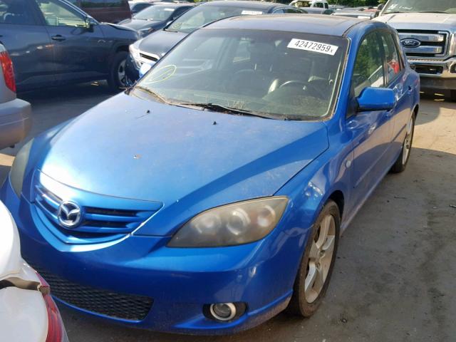 JM1BK143241120007 - 2004 MAZDA 3 HATCHBAC BLUE photo 2