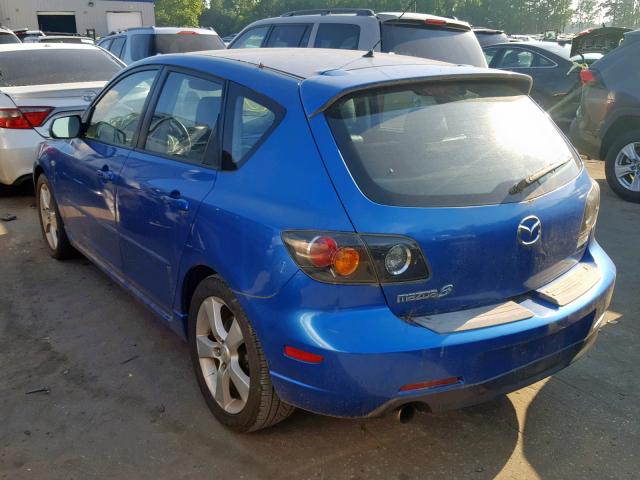 JM1BK143241120007 - 2004 MAZDA 3 HATCHBAC BLUE photo 3