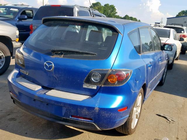 JM1BK143241120007 - 2004 MAZDA 3 HATCHBAC BLUE photo 4