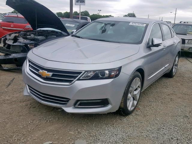 2G1125S35J9159664 - 2018 CHEVROLET IMPALA PRE SILVER photo 2