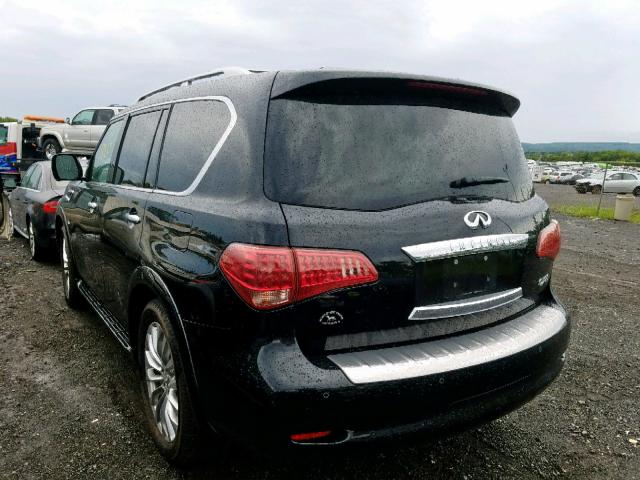 JN8AZ2NC0H9430969 - 2017 INFINITI QX80 BASE BLACK photo 3