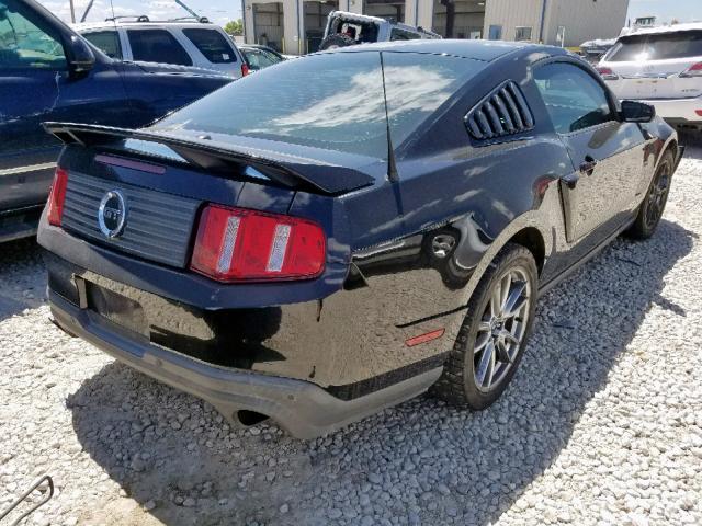 1ZVBP8CFXC5200889 - 2012 FORD MUSTANG GT BLACK photo 4