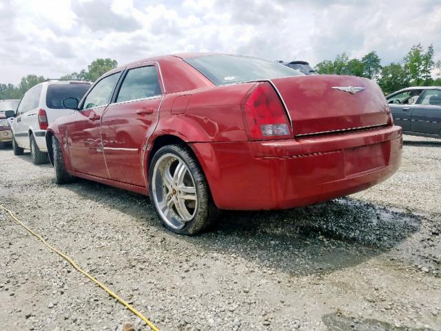 2C3KA43R47H747358 - 2007 CHRYSLER 300 RED photo 3