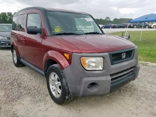 5J6YH28706L003197 - 2006 HONDA ELEMENT EX MAROON photo 1