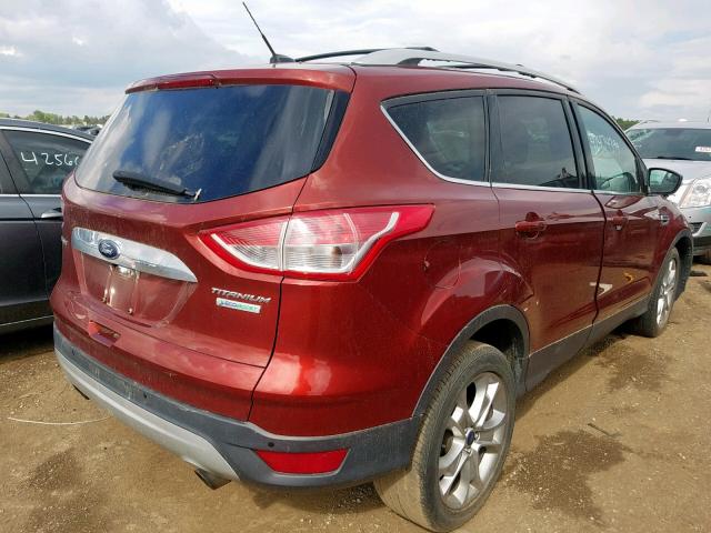 1FMCU0J95EUD83945 - 2014 FORD ESCAPE TIT BURGUNDY photo 4