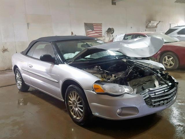 1C3EL55R66N119253 - 2006 CHRYSLER SEBRING TO SILVER photo 1