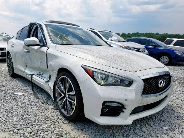 JN1BV7AP5FM330526 - 2015 INFINITI Q50 BASE WHITE photo 1