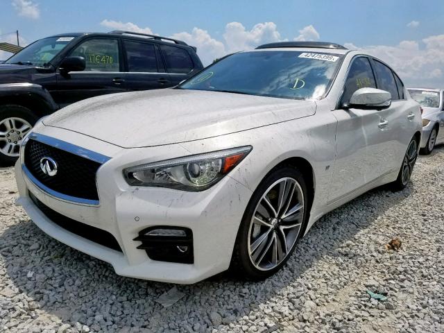 JN1BV7AP5FM330526 - 2015 INFINITI Q50 BASE WHITE photo 2