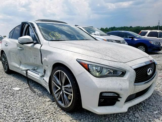 JN1BV7AP5FM330526 - 2015 INFINITI Q50 BASE WHITE photo 9