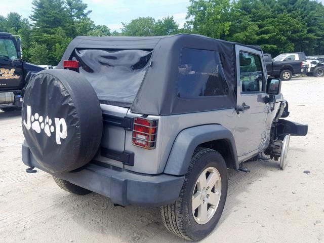 1C4AJWAG2DL656558 - 2013 JEEP WRANGLER S GRAY photo 4