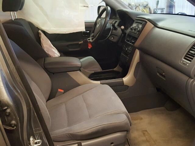 5FNYF18378B056312 - 2008 HONDA PILOT SE GRAY photo 5