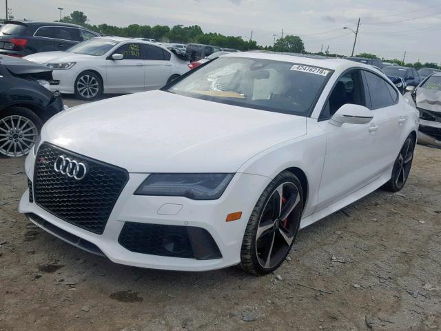 WUAW2AFC4FN900765 - 2015 AUDI RS7 WHITE photo 2