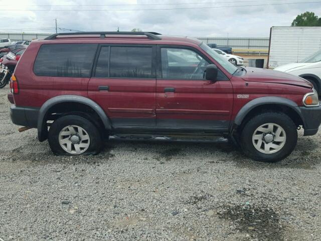 JA4MT31R03J021303 - 2003 MITSUBISHI MONTERO SP BURGUNDY photo 9