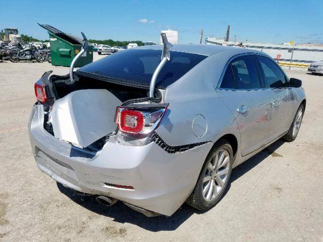 1G11H5SA0DF305770 - 2013 CHEVROLET MALIBU LTZ ვერცხლისფერი ფოტო 4