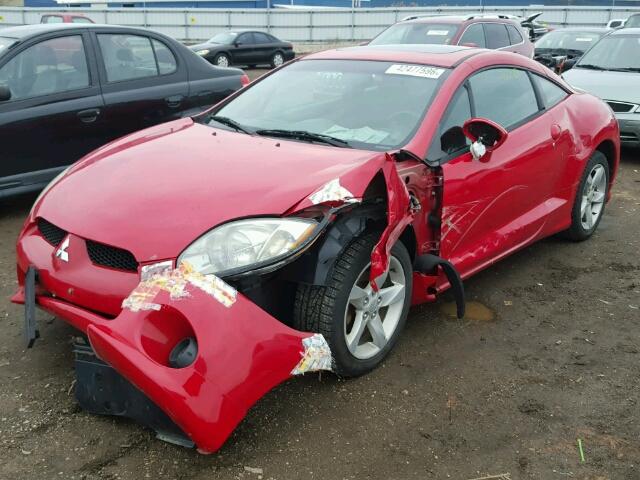 4A3AK24F96E033399 - 2006 MITSUBISHI ECLIPSE GS RED photo 10