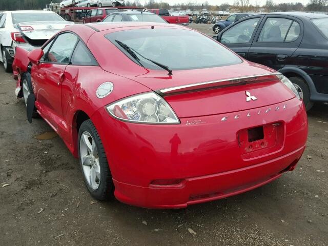 4A3AK24F96E033399 - 2006 MITSUBISHI ECLIPSE GS RED photo 3