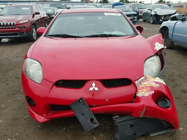 4A3AK24F96E033399 - 2006 MITSUBISHI ECLIPSE GS RED photo 9