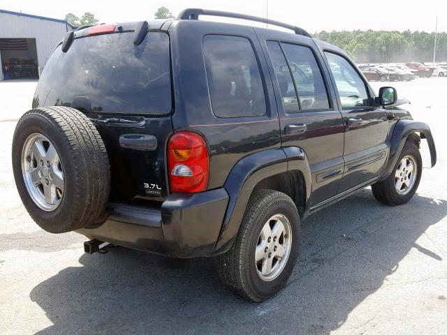 1J4GK58K64W286431 - 2004 JEEP LIBERTY LI BLACK photo 4