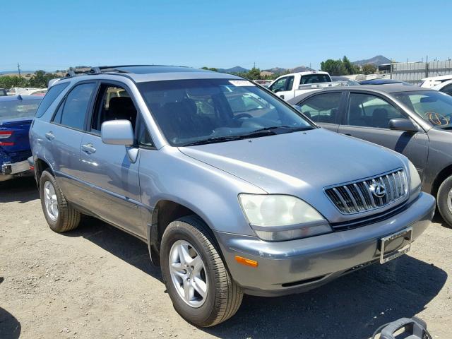 JTJHF10U410189678 - 2001 LEXUS RX 300 BLUE photo 1