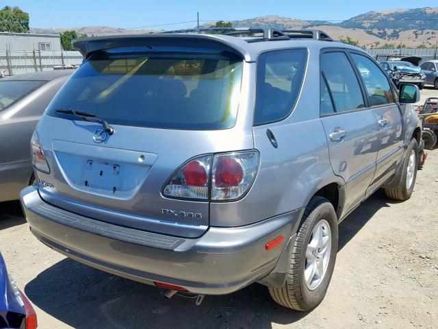 JTJHF10U410189678 - 2001 LEXUS RX 300 BLUE photo 4