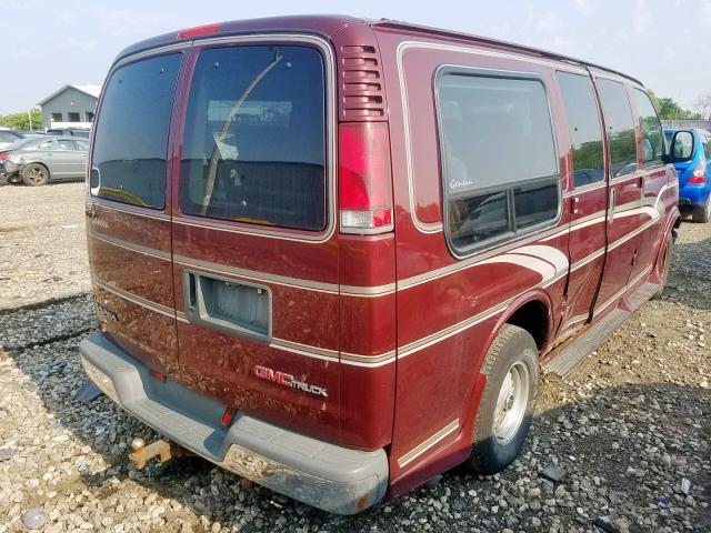 1GDFG15R1T1021940 - 1996 GMC SAVANA RV BURGUNDY photo 4