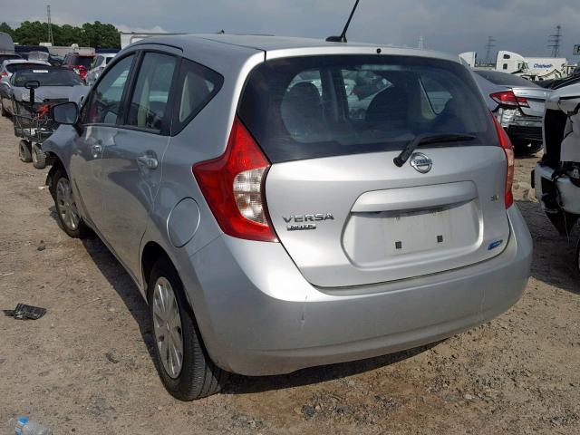 3N1CE2CPXGL360668 - 2016 NISSAN VERSA NOTE SILVER photo 3