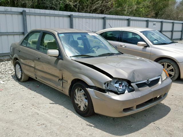 JM1BJ2226Y0218309 - 2000 MAZDA PROTEGE DX BEIGE photo 1