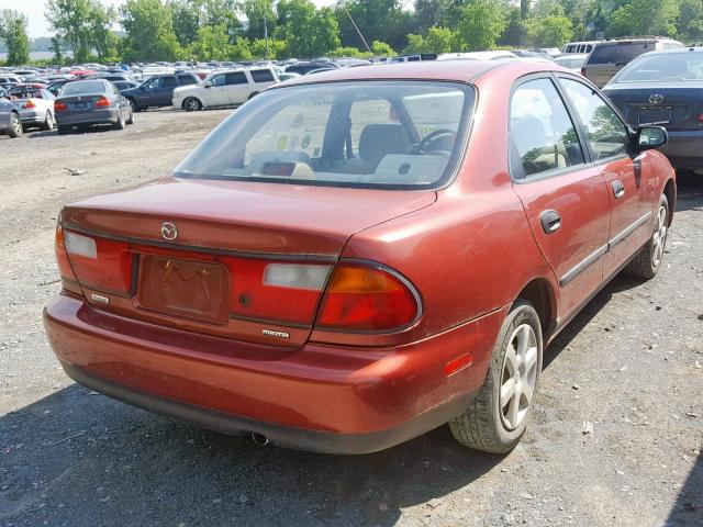 JM1BC1411W0232687 - 1998 MAZDA PROTEGE DX RED photo 4