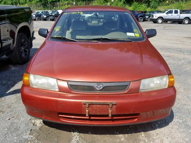 JM1BC1411W0232687 - 1998 MAZDA PROTEGE DX RED photo 9