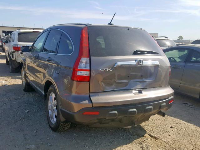 5J6RE38759L018351 - 2009 HONDA CR-V EXL GRAY photo 3