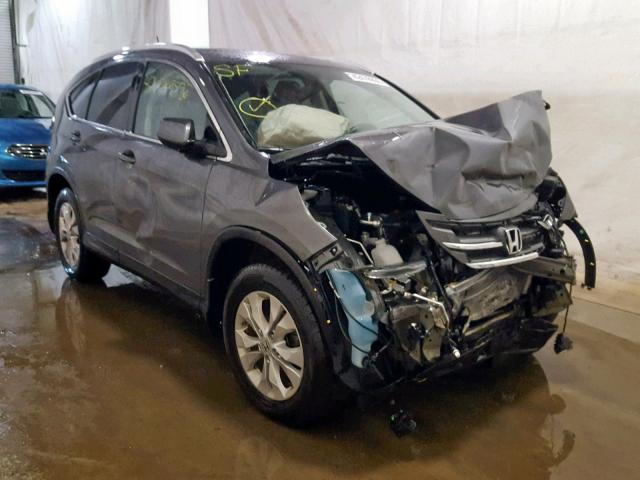 2HKRM4H70DH675988 - 2013 HONDA CR-V EXL GRAY photo 1