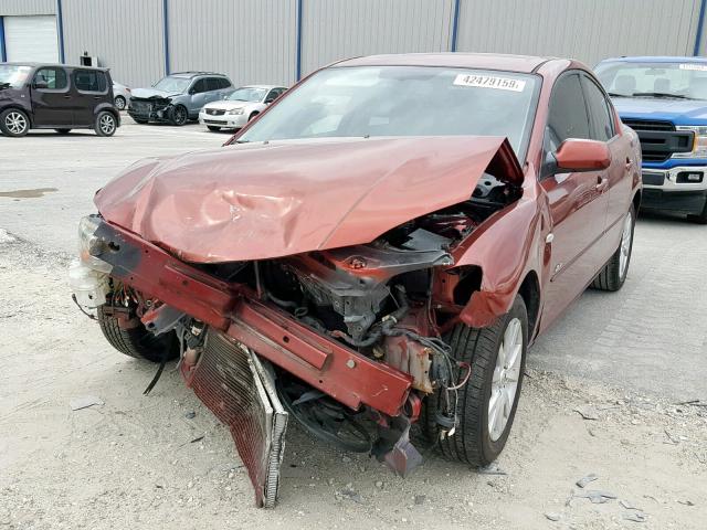 JM1BK323781166100 - 2008 MAZDA 3 S RED photo 2