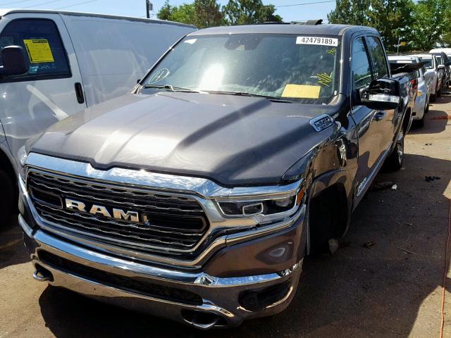 1C6SRFHTXKN840784 - 2019 RAM 1500 LIMIT GRAY photo 2