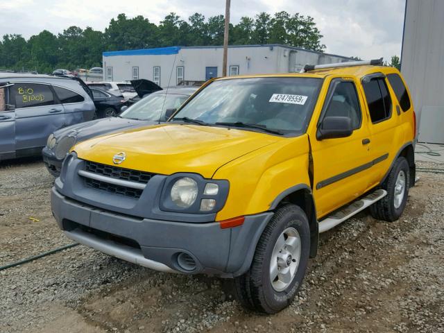 5N1ED28T32C601968 - 2002 NISSAN XTERRA XE YELLOW photo 2